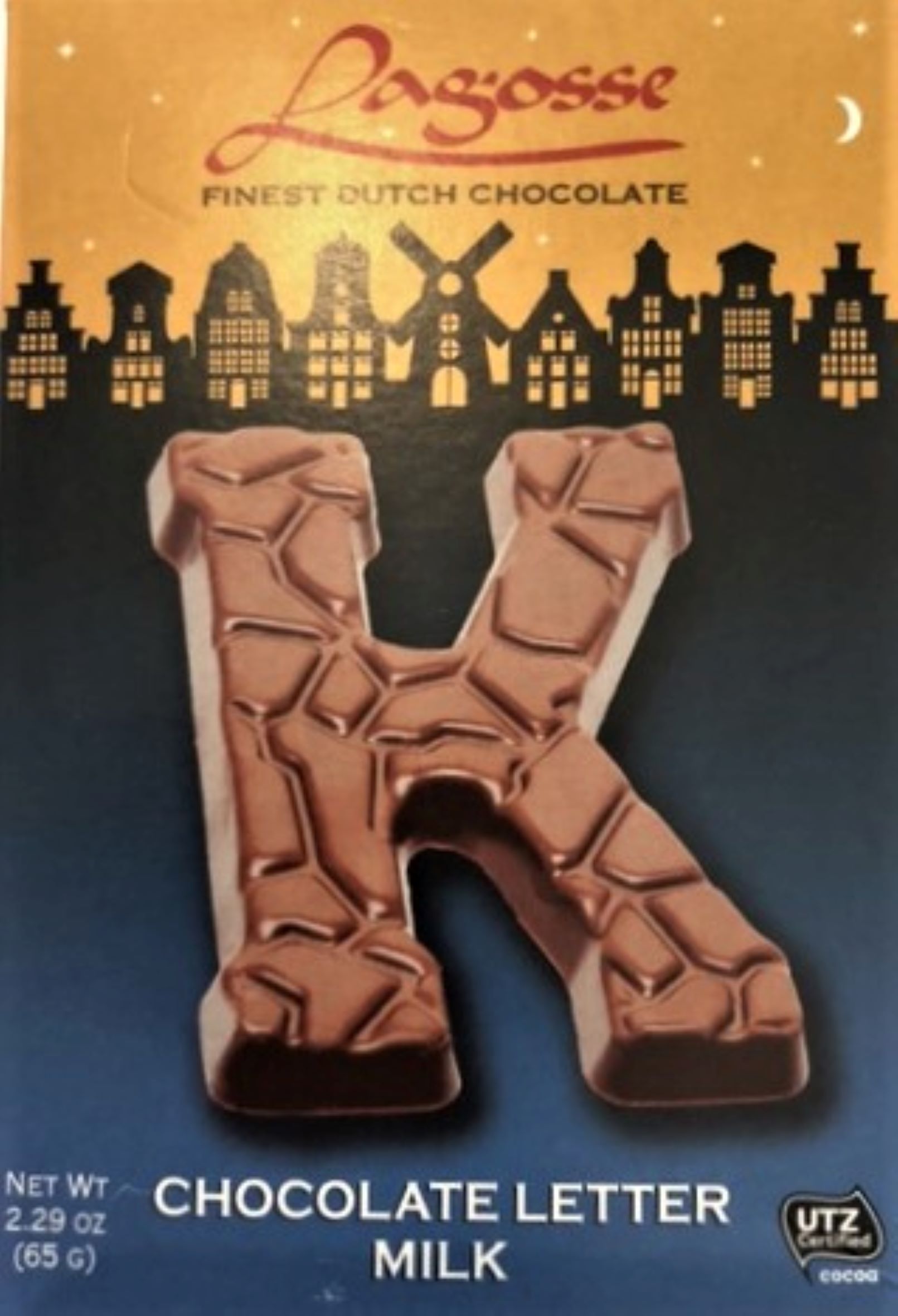 Chocolate Letter K - Milk